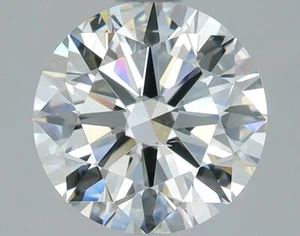NATURAL DIAMOND GIA 1.59 Ct J SI1 Round Cut Hidden Halo Diamond Engagement Ring - Picture 1 of 7
