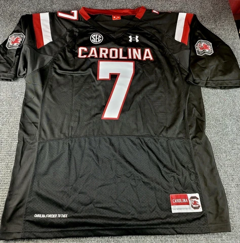 South carolina gamecocks Spencer Rattler Black Home 3X football Jersey new Cover