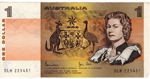 1982 Australia Johnston/Stone $1 Decimal Banknote - Uncirculated - Foto 1 di 2