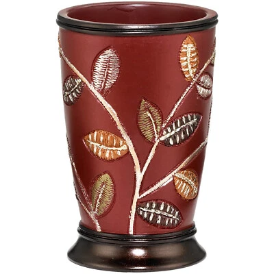 Juego de decoración conjunto de baño completo Aubury, borgoña, todo se vende por separado Foto 1 de 4