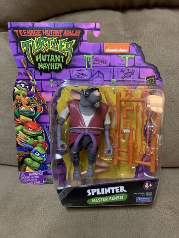 TMNT Teenage Mutant Ninja Turtles Mutant Mayhem SPLINTER Master Sensei!Playmates Cover
