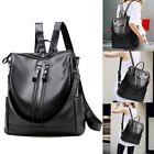 Fashion Women PU-Leather Travel Backpack Schoolbag Handbag Bag Cross Body Pouch