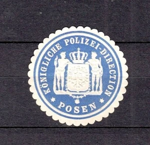 424472/ Siegelmarke - Königliche Polizei-Direction - Posen - Picture 1 of 1