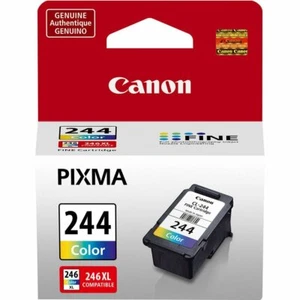 GENUINE Canon CL-244 Ink Cartridge for PIXMA MG3020 TS3120 TS202 TS302 - Picture 1 of 1