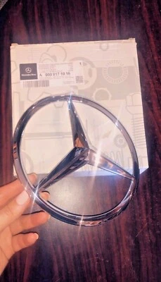 Mercedes 2013-19 parrilla delantera cromada emblema estrella ML350 GL450 GL550 ML550 GENUINO Foto 1 de 4