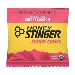 Honey Stinger Energy Chew Organic Cherry Blossom 1.8 Oz Pack Of 4 - Picture 1 of 4