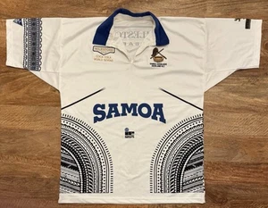 Somoa Cavaliers Auckland Coca-Cola 7’s Rugby League Game Played Jersey Mens XL - Picture 1 of 8