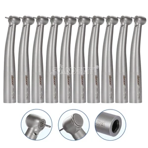 1-10*SANDENT Dental Fiber Optic Turbine Handpiece /6 Hole LED Coupler Fit Sirona - Picture 1 of 49