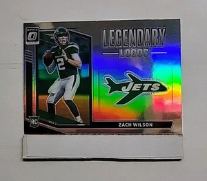 2021 Donruss Optic Zach Wilson RC #LL-15 Silver Prizm Rookie Legendary Logos H1 - Picture 1 of 1