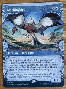 MTG Bloomburrow, Mockingbird - Borderless - Picture 1 of 1