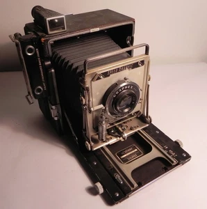 Graflex Speed Graphic 4x5 Large Format Press Camera Missing Film Pack - Picture 1 of 5