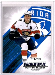 2024-25 Blue Matthew Tkachuk 071/299 Florida Panthers #19 - Picture 1 of 2