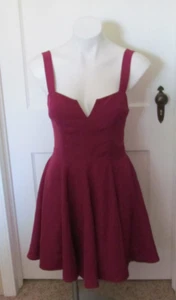 Vestido mono marrón con tiras azul Kimchi talla 4, nuevo sin etiquetas - Imagen 1 de 7
