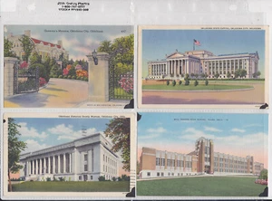 Vintage Scenic Postcards: Mid 1900's Era; 4 Diff. Oklahoma - See Scans - Picture 1 of 2