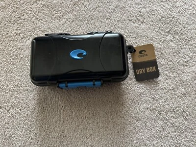 Costa Del Mar • Caja seca impermeable • Negro y azul • Estuche para gafas de sol Foto 1 de 4