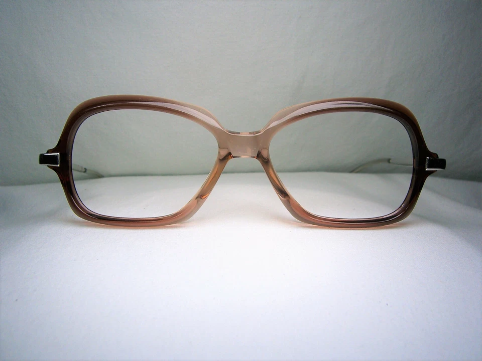 Óculos de luxo Morel quadrado oval banhado a platina masculino feminino armação NOS vintage - Imagem 1 de 4