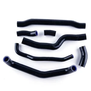BLACK For 1997-2006 Honda VTR 1000 F Firestorm Silicone Radiator Coolant Hoses - Picture 1 of 9