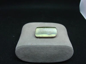 Vintage Sterling Silver Handmade Ancient Roman Glass Pin 925 1" long ! - Picture 1 of 3