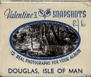 DOUGLAS Isle of Man Vintage Photo Cards Set of 12 Real Black & White 85 x 69mm - Picture 1 of 4