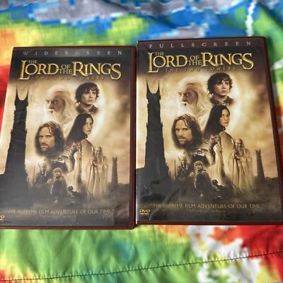 The Lord Of the Rings: The Two Towers (DVD, 2002, 2-Disc Set, Full Screen) Foto 1 de 3