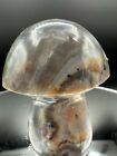 Large Rare Ocean Jasper Mushroom Crystal Carving Healing Gemstone Toadstool 3035