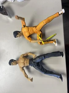 BRUCE LEE FIGURES ART ASYLUM FIGURE -SET 7” Figures No Box - Picture 1 of 5