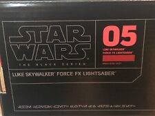 Star Wars Black Series 05 Luke Skywalker Force FX Green Lightsaber B8665 NISB