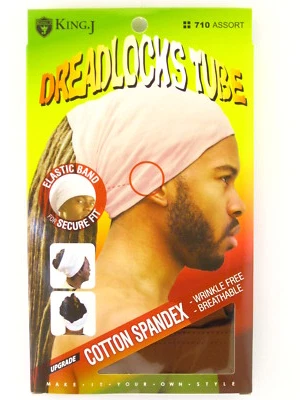 KING.J UNISEX ADULT COTTON SPANDEX DREADLOCKS TUBE (710)
