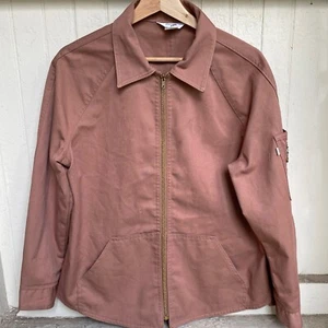 Vintage 1960's/70's Levi's Big E Brown Gabardine Talon Zip Up 75054 Jacket - Picture 1 of 4