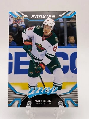💥 2022-23 Upper Deck MVP #222 Matt Boldy SP Rookie Card; Wild - Image 1 of 2