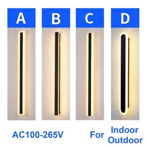 LED Wall Light Modern Waterproof Exterior Light Fixtures Wall Mount 39.3-59 inch - Picture 1 of 15