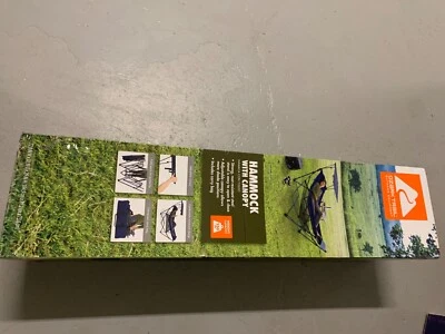 Nuevo - Hamaca Ozark Trail con dosel - 72" L x 32" D x 29" H - AZUL - HM-051 Foto 1 de 2