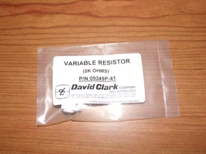 David Clark Variable Resistor 09349P-41 - Picture 1 of 2