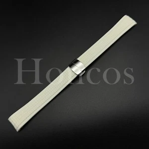 White Rubber Watch Band Replacement Strap Fits For Patek Philippe Aquanaut 5167A - Picture 1 of 16