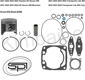 Yamaha 400 SX Venom Transporter Lite Listed 85 mm SPI Piston Kit and Gasket Set - Picture 1 of 1