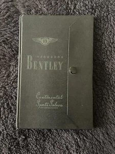 Bentley R Type Continental Sports Saloon 1952-55 Owners Manual Handbook OEM RARE - Picture 1 of 12