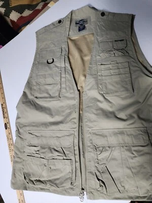 Men’s Ex Officio Venture Vest Fishing Hiking Photography LARGE Tan Xlnt freeship - Image 1 of 4
