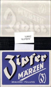230871,Reklame Werbung Bier Zipfer Märzen - Picture 1 of 1