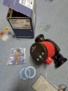 GRUNDFOS Alpha 2 32-60 Hocheffizienzpumpe 1 1/4" 180 mm Baulänge 230V AC ☆☆☆ - Bild 1 von 7