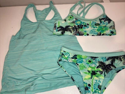 Zero Xposur  size 8 girls 3 piece swim set - Изображение 1 из 4