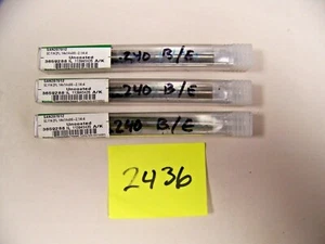.240 DIA 2FL TALADRO DE CARBURO EM 4.0 OAL, LOTE DE 3 EA (ARTÍCULO #2436) - Imagen 1 de 4