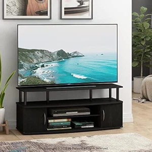 Large Entertainment Stand for TV Up To 55 Inch Open Shelves Media Storage New - Picture 1 of 6