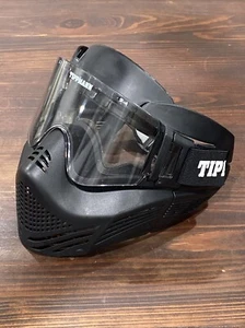 TIPPMAN Paintball Face Mask Helmet Black No Visor - Picture 1 of 6