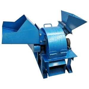 220V Double Inlet Wood Crusher Wood Chip Tree Branches Crushing Machine 4500W - Picture 1 of 9