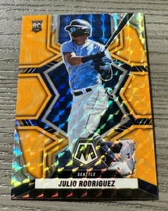 2022 Panini Mosaic Orange Julio Rodriguez RC Seattle Mariners #274 - Bild 1 von 2