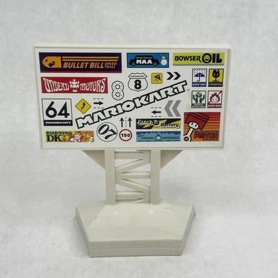 5.5” Hot Wheels Nintendo Mario Kart Circuit Track Replacement - Billboard Sign - Image 1 of 4