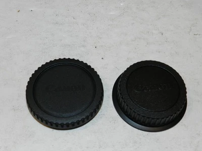 Genuine Canon Camera Body & Rear Lens Cap Kit for EF EF-S Mount DSLR Mint OEM - Image 1 of 2