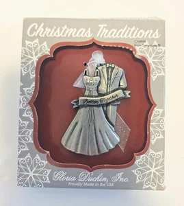 Wedding Keepsake Christmas Ornament Bride & Groom 'Better Together' NEW - Picture 1 of 5