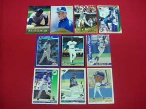 KEN GRIFFEY JR 10 DIFFERENT PINNACLE & SCORE BASEBALL CARD LOT SEATTLE MARINERS - Picture 1 of 3
