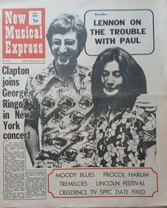 New Musical Express July 31st 1971, John Lennon, Procul Harem, The Tremeloes - Imagen 1 de 1